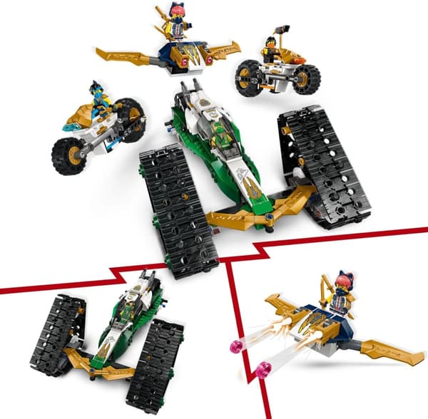 LEGO Ninjago 71820 - Ninja Team fordon för flera ändamål