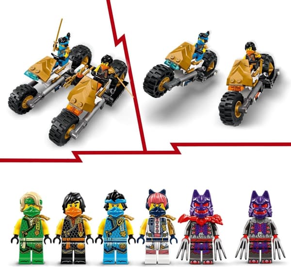 LEGO Ninjago 71820 - Ninja Team fordon för flera ändamål