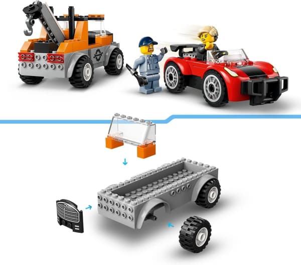 LEGO City Fantastiske fartøjer 60435 - Bugseringsvogn og sportsvognsgarage