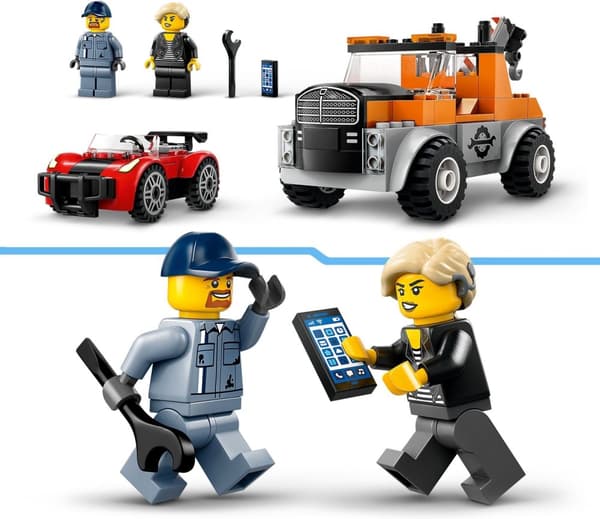 LEGO City Fantastiske fartøjer 60435 - Bugseringsvogn og sportsvognsgarage