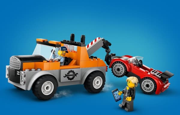 LEGO City Fantastiske fartøjer 60435 - Bugseringsvogn og sportsvognsgarage