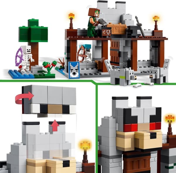 LEGO Minecraft 21261 - Ulvefæstning