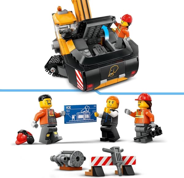 LEGO City Store kjøretøy 60420 - Gul anleggsgravemaskin