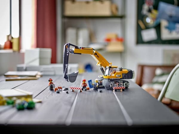 LEGO City Store kjøretøy 60420 - Gul anleggsgravemaskin