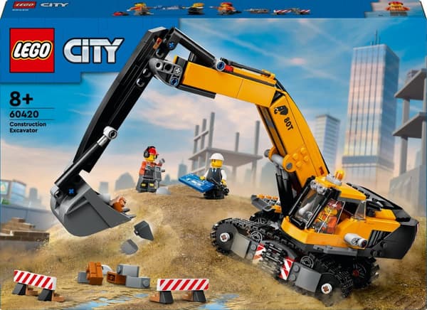 LEGO City Store kjøretøy 60420 - Gul anleggsgravemaskin