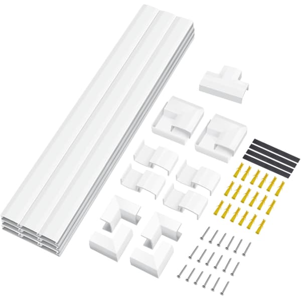 LogiLink Kabelkanal-kit 67 delar Vit