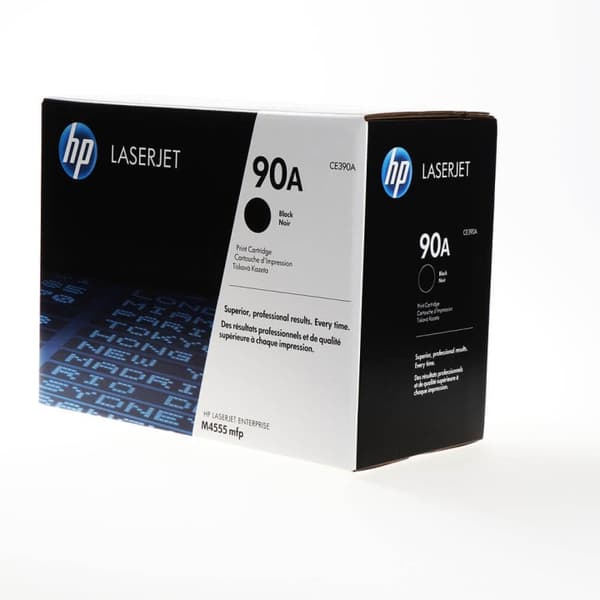 HP Toner CE390A 90A Sort