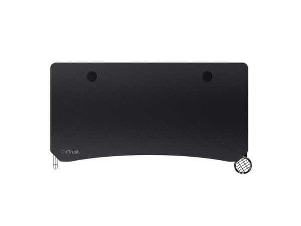 Trust GXT 700 Omnius, Straight, Rectangular shape, Metal, Black, Black, 150 kg