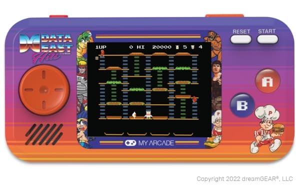 MY ARCADE POCKET PLAYER DATA EAST 308 GAMES DGUNL-4127 Flerfarget