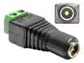Miniatyrbillede 1 af 2: DeLOCK Adapter DC 5.5 x 2.5 mm female > Terminal Block 2 pin