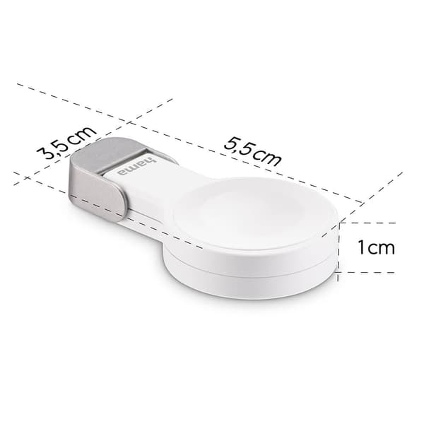 Hama Oplader Trådløs til Apple Watch USB-C Hvid