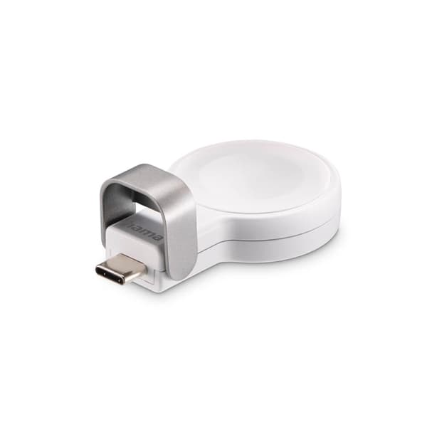 Hama Oplader Trådløs til Apple Watch USB-C Hvid Hvid