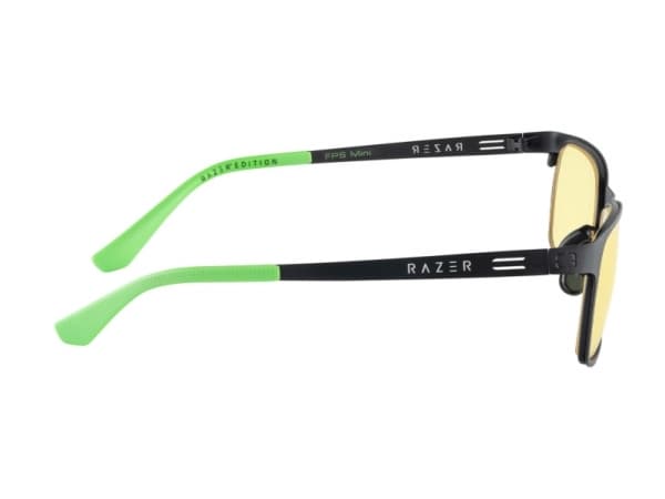 Gunnar Optiks FPS Mini Razer Edition, Unisex, Rektangel, Klassisk, Sort, Rav, 5 cm