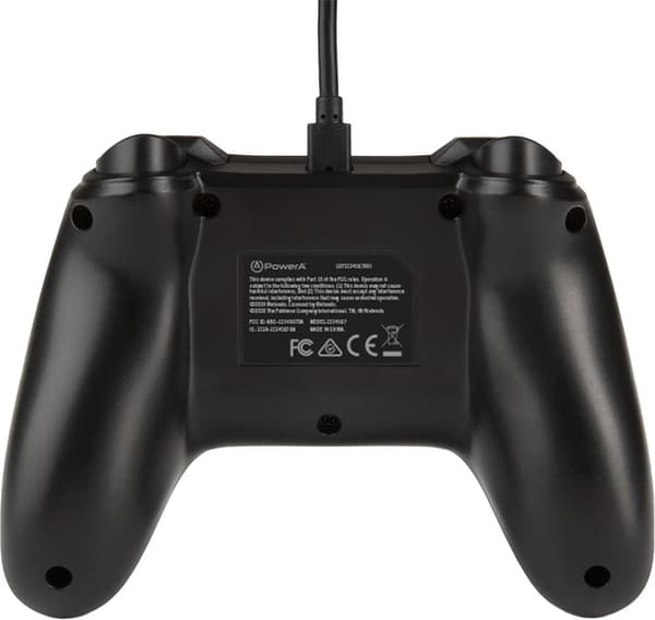 PowerA Wired Controller spilcontroller, sort, Switch