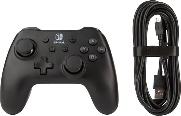 PowerA Wired Controller spilcontroller, sort, Switch