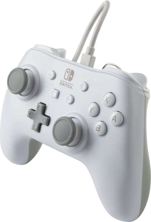 PowerA Kablet kontroller, hvit, Switch
