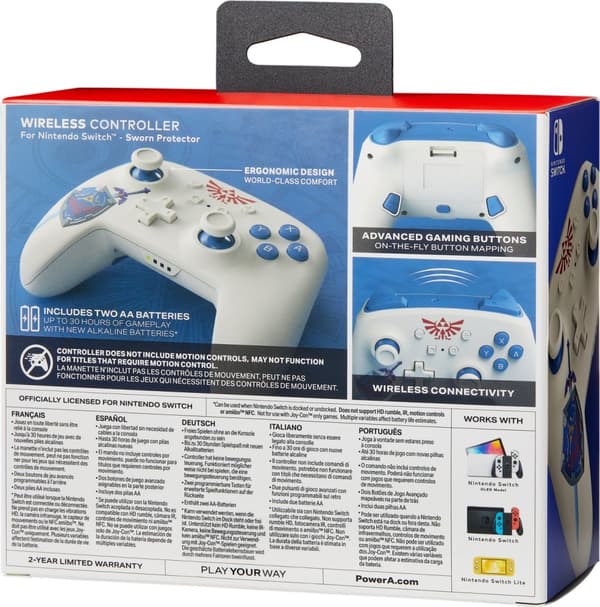 PowerA Trådløs controller spilcontroller, Sworn Protector, Switch