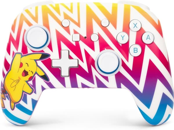 PowerA Forbedret trådløs controller, Pikachu Vibrant, Switch