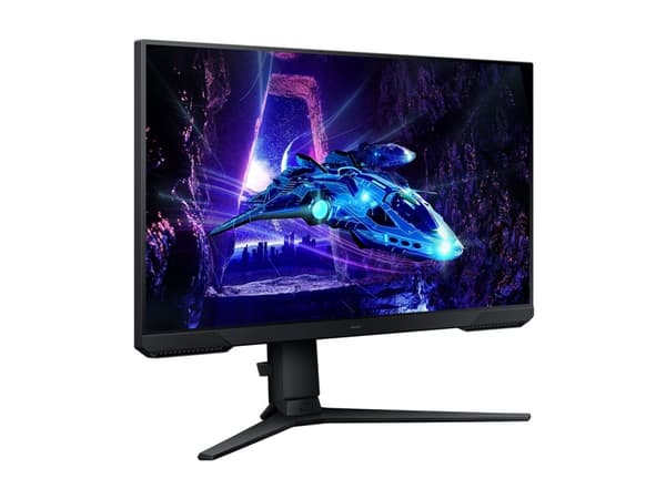 Samsung Odyssey G3 S24DG302EU - G30D-serien - LED-skjerm - spill - 24" - 1920 x 1080 Full HD (1080p) @ 180 Hz - VA - 250 cd/m² - 3000:1 - HDR10 - 1 m