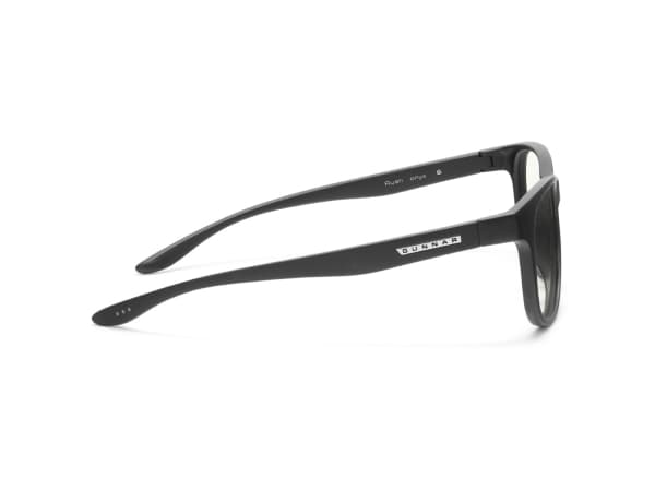 Gunnar Optiks Rush, Unisex, Oval, Klassisk, Svart, Nylon, Normal passform