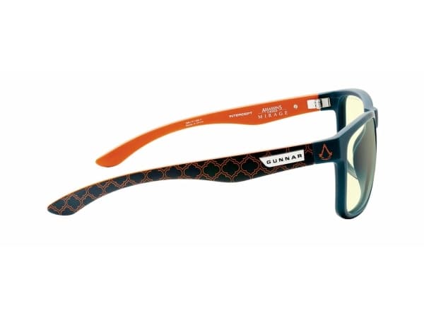 Gunnar Optiks Intercept Assassin’s Creed: Mirage Edition, Unisex, Rektangel, Klassisk, Multi, Plast, Bärnsten