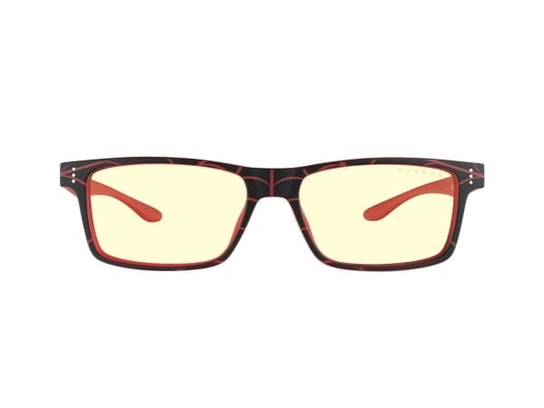 Gunnar Optiks CRU-11913, Unisex, Rektangel, Onyx, Rød, Nylon, Rav, 1 år