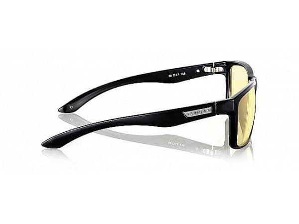 Gunnar Optiks INTERCEPT, Rektangel, Spela, Svart, Bärnsten