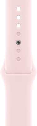 Miniatyrbild 3 av 4: Apple Klockarmband 45 mm rosa sportarmband, S/M (MT3U3)
