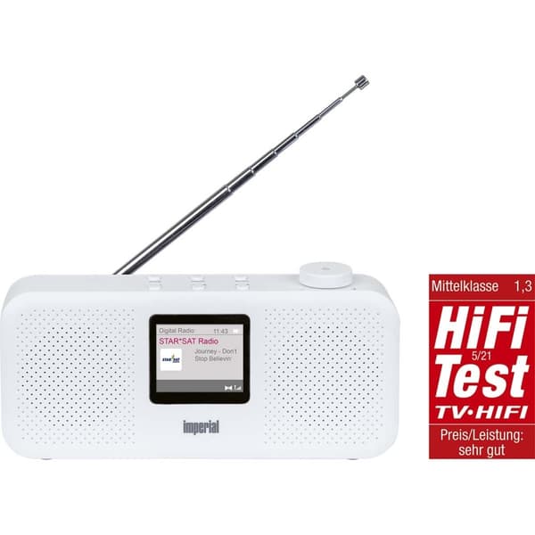 imperial DABMAN 16 DAB+ / FM Stereo Radio Hvid