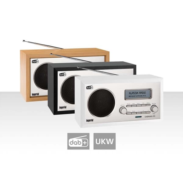 imperial DABMAN 30 DAB+ / FM-radio Valkoinen