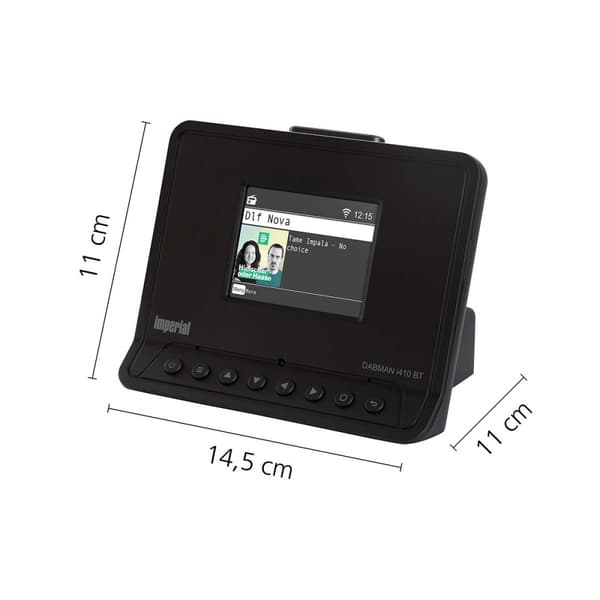 imperial DABMAN i410 BT Compact Hybrid Radio DAB+ / FM / Internet / Bluetooth Sort