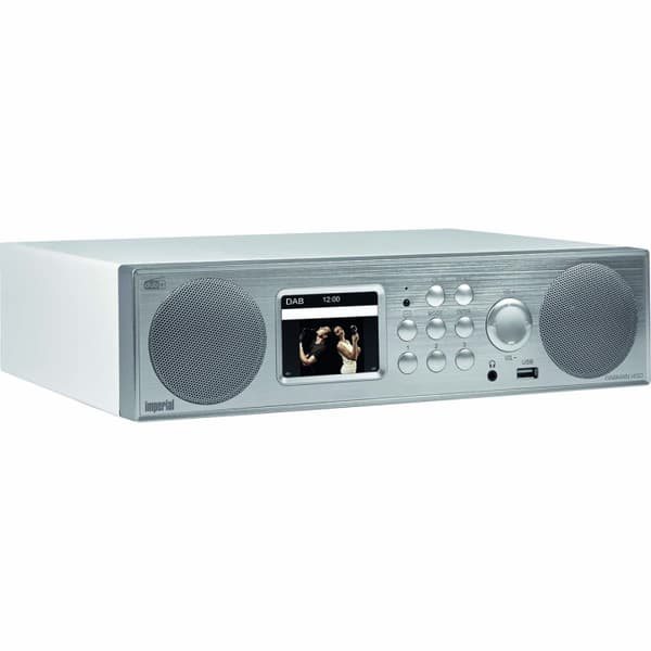 imperial DABMAN i450 Hybrid Stereo Radio DAB+ / FM / Internet /Bluetooth Valkoinen-hopea