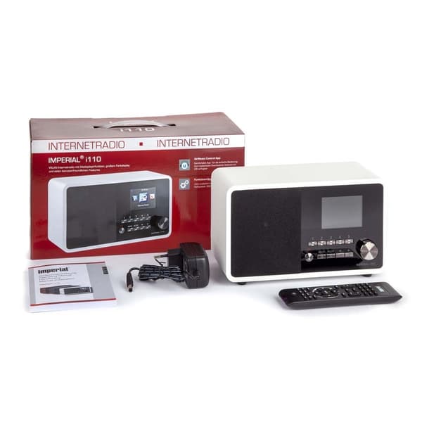 imperial i110 Wi-Fi internetradio med medieafspillerfunktion Hvid