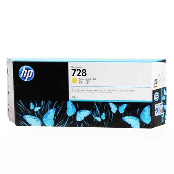 HP Blæk F9K15A 728 Høj Kapacitet Gul