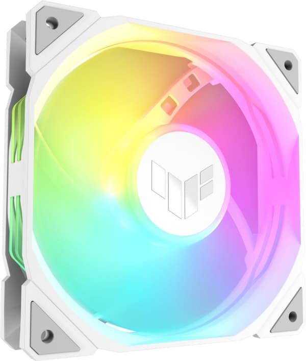 ASUS TUF Gaming TR 120 ARGB PWM-fläkt, 120 mm, vit