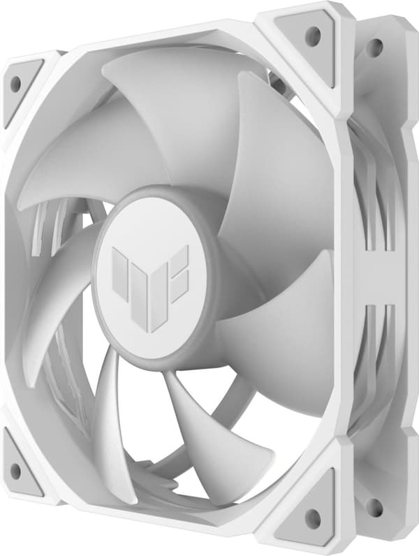 ASUS TUF Gaming TR 120 ARGB PWM-fläkt, 120 mm, vit