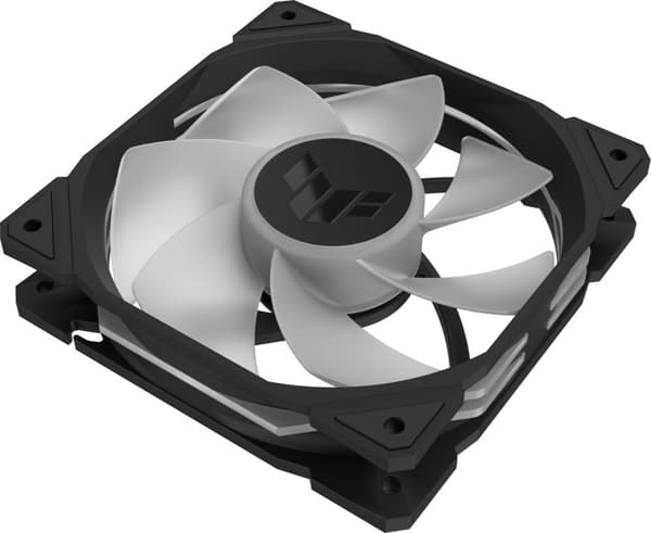 ASUS TUF Gaming TR 120 ARGB Reverse PWM -tuuletin, 120 mm, valkoinen
