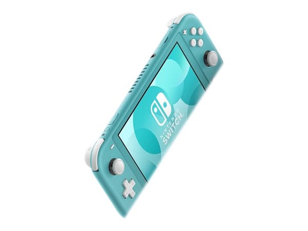Nintendo Switch Lite - Timmy & Tommy Aloha Edition - spelkonsol till handdator - turkos - Animal Crossing: New Horizons