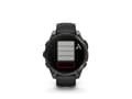 Miniatyrbild 2 av 5: Garmin Fenix 8 - 47 mm - skiffergrå - sportklocka med band - silikon - svart - handledsstorlek: 125-208 mm - display 1.4" - 32 GB - Bluetooth, Wi-Fi,