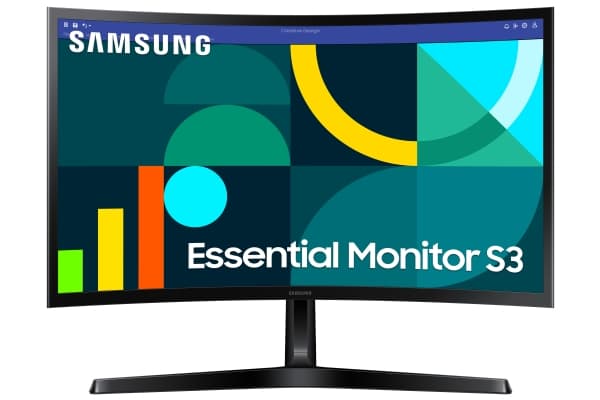 Samsung S24D366GAU - S36GD Series - LED-skjerm - kurvet - 24" - 1920 x 1080 Full HD (1080p) @ 100 Hz - VA - 250 cd/m² - 3000:1 - 4 ms - HDMI, VGA - s