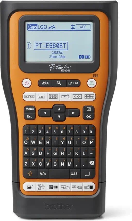 Brother PT-E560BTVP Pro-tarrat skriversett