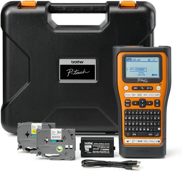 Brother PT-E560BTVP Pro-tarrat skriversett