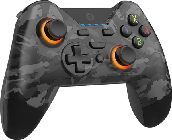 Gioteck WX4+ trådlös handkontroll, svart camo, Switch