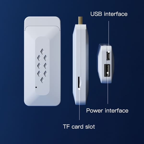 Game Stick 4K dubbla 2,4G trådlösa spelkontroller med 128G 30000+ spel för TV