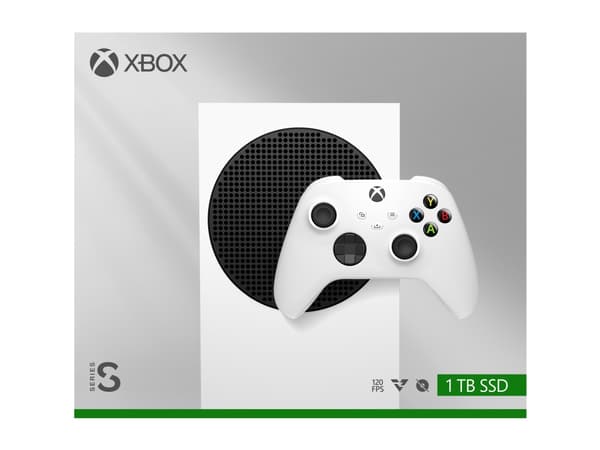 Microsoft Xbox Series S - Spelkonsol - QHD - HDR - 1 TB SSD - robotvit