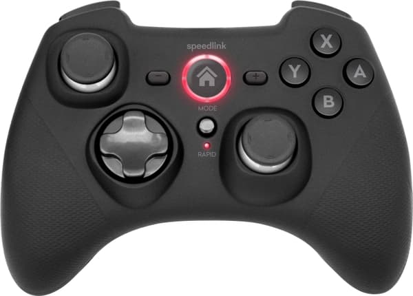 Speedlink RAIT Bluetooth Gamepad - til Nintendo Switch/OLED, gummi-sort