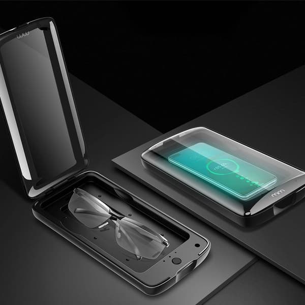 MikaMax UV-sterilisator m. QI trådløs lader for smarttelefoner (04981)