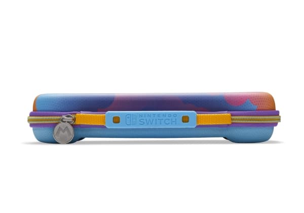 PowerA NSCS0302-01, Kova kotelo, Nintendo, Monivärinen, Naamio, Kumi, Nintendo Switch, Nintendo Switch Lite, Nintendo Switch OLED, Vetoketju, Vetoket