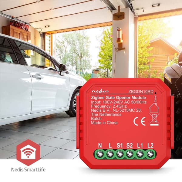Nedis SmartLife Afbryder | Zigbee 3.0 | 2.5 W | Terminalforbindelse | App tilgængelig til: Android™ / IOS
