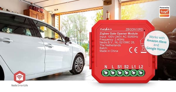 Nedis SmartLife Afbryder | Zigbee 3.0 | 2.5 W | Terminalforbindelse | App tilgængelig til: Android™ / IOS